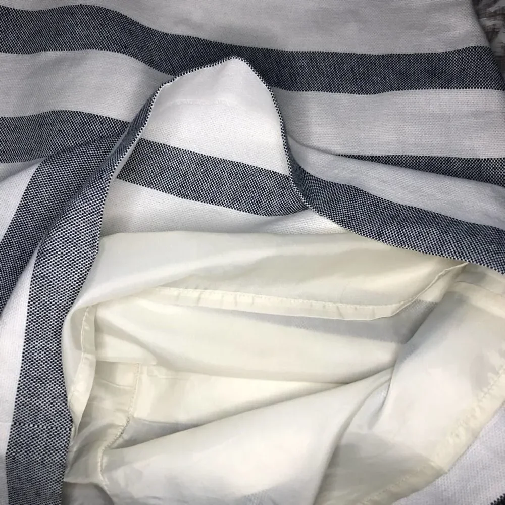 J. Crew Striped Basket Weave Dress